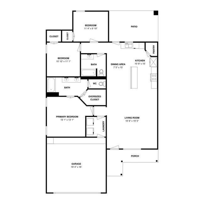 Plan 4 10356 Fort Teran Trail floor plan