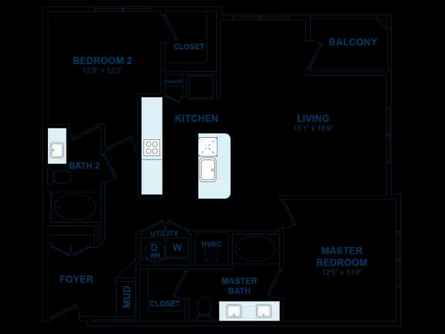 Unit 8302 3202 floor plan