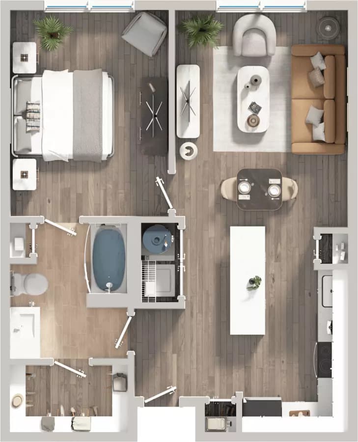 Dawn - Renovated 3131 floor plan