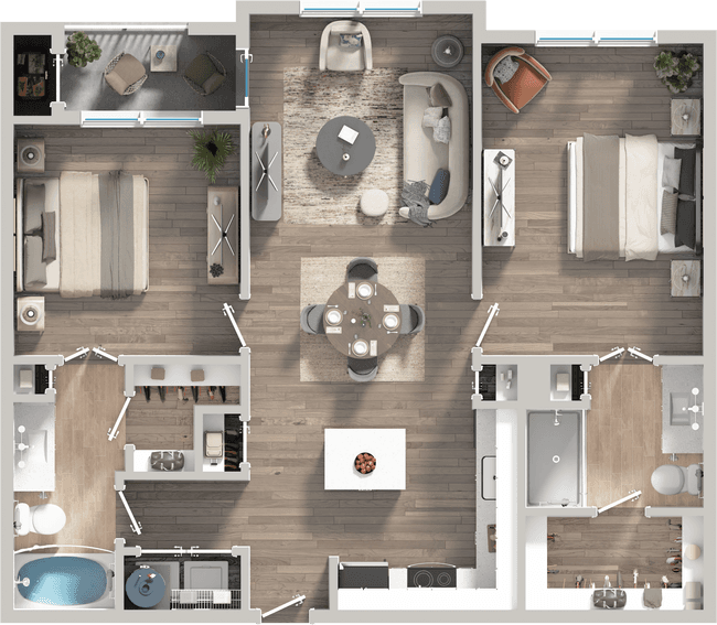 Ember - Renovated 2604 floor plan