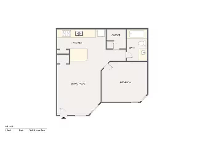A-1 401 floor plan
