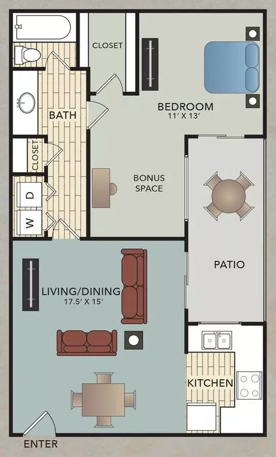 A2 floor plan