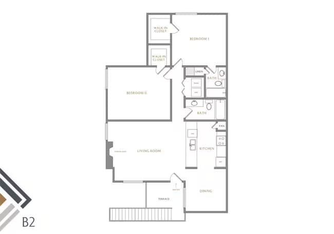 B2 1045 floor plan