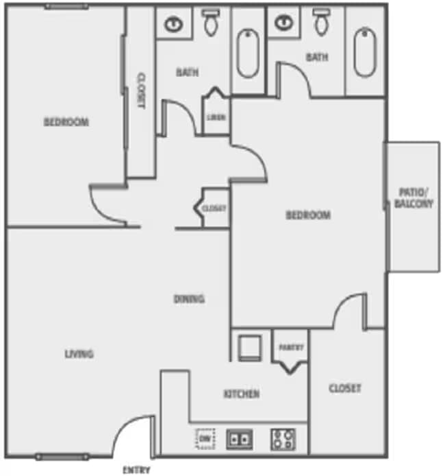Unit 1073 1073 floor plan