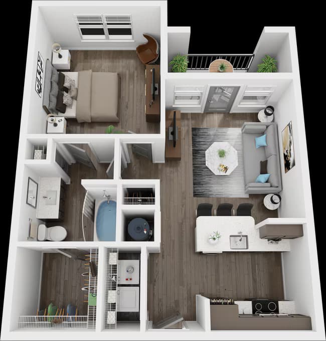 Unit 2-2325 1-1118 floor plan
