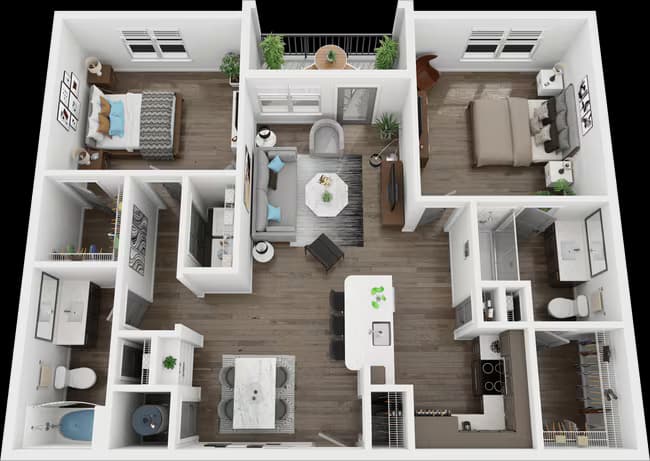 Unit 2-2313 2-2313 floor plan