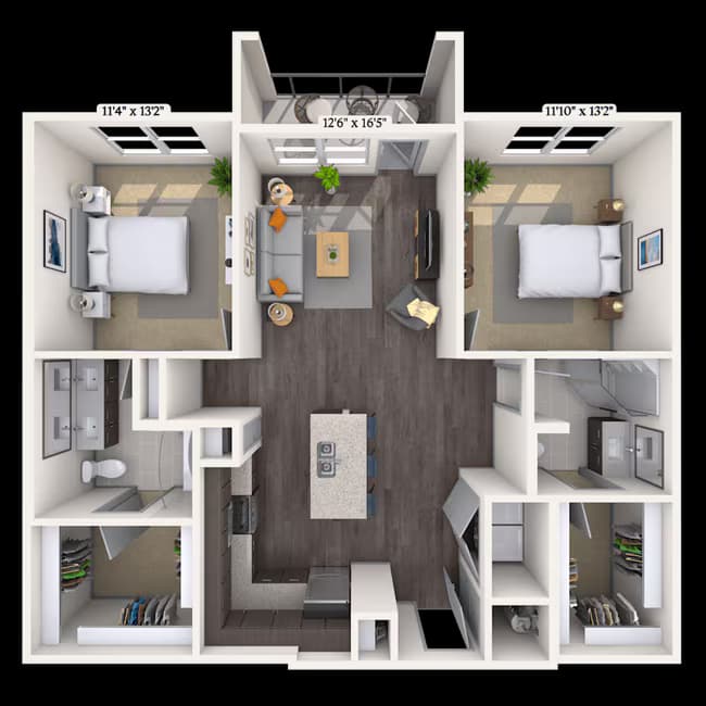 Unit 2835 2835 floor plan