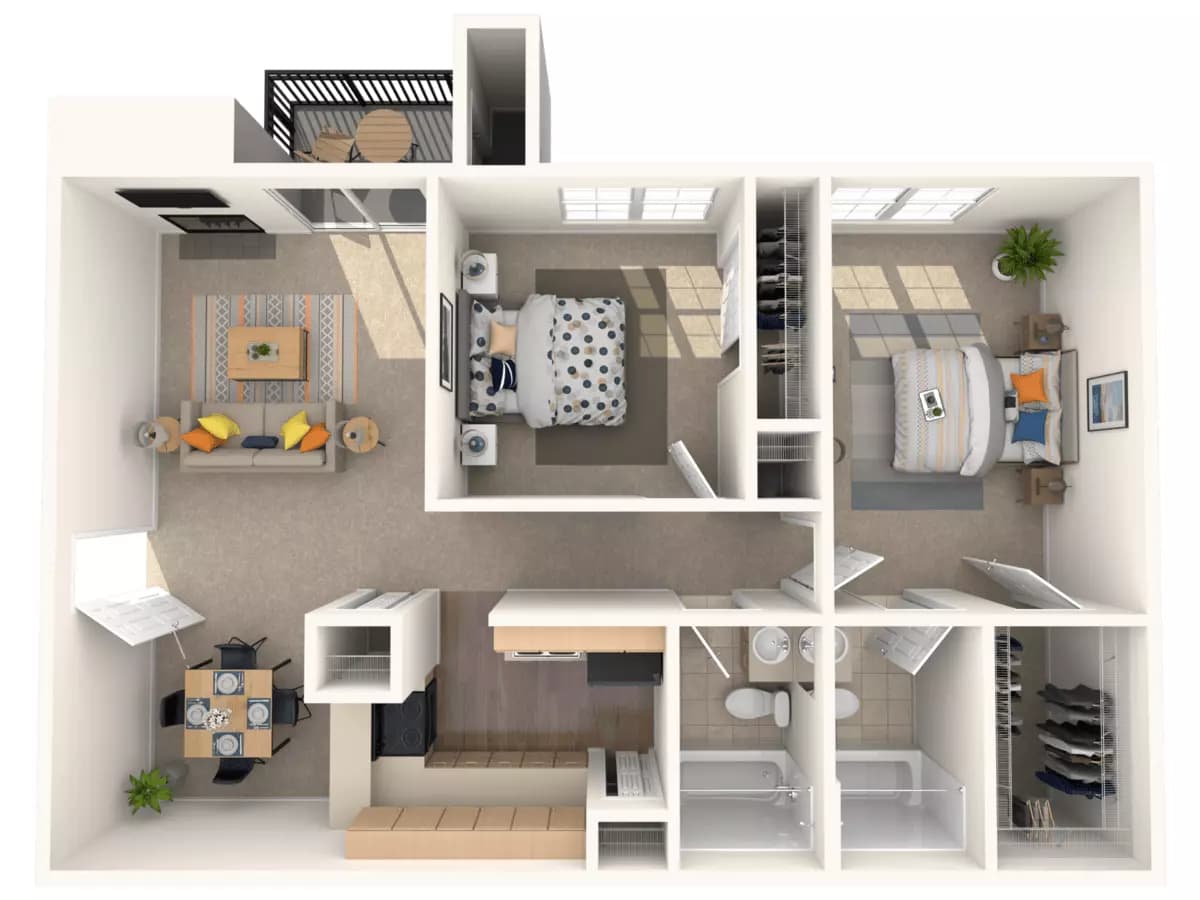 B2 1613 floor plan