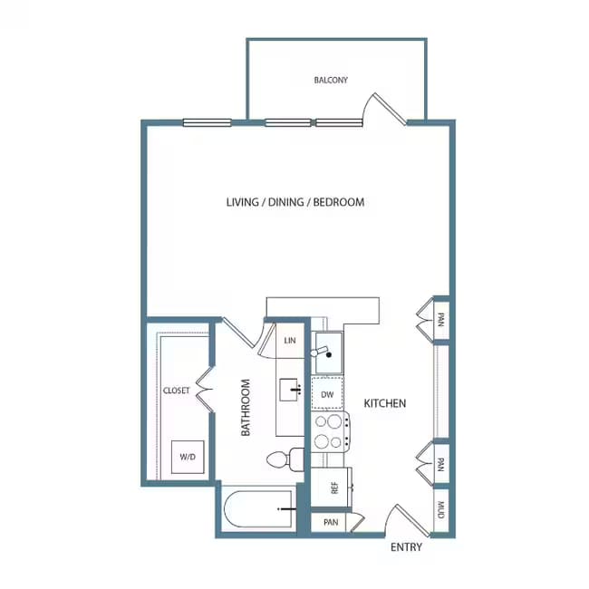 Unit 4044 1095 floor plan