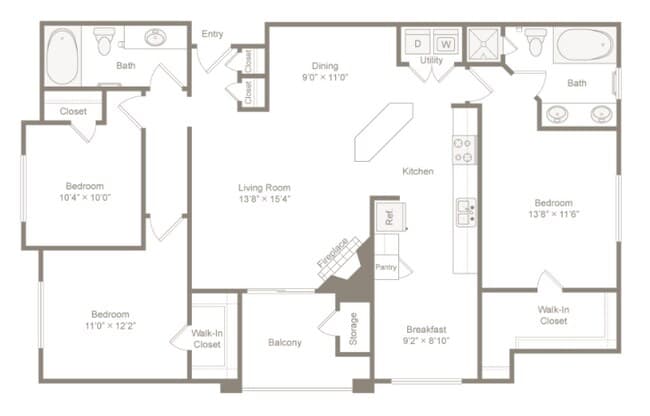 C1U 61033 floor plan