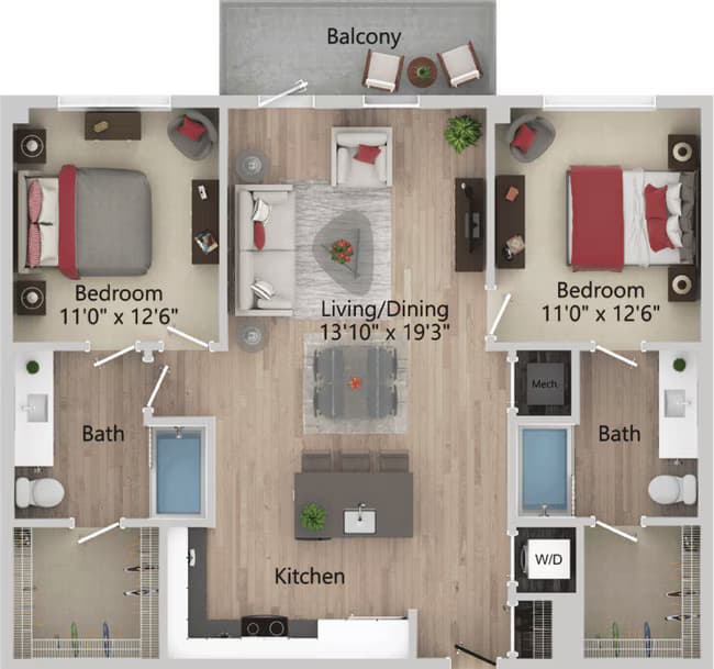 B8 1-273 floor plan