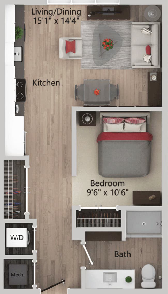 Unit 1-371 1-179 floor plan