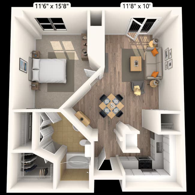 Unit 836 836 floor plan
