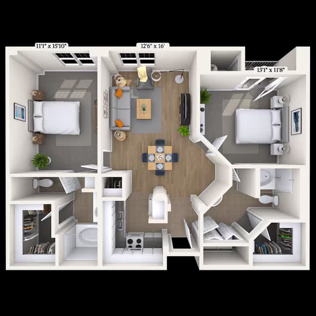 Unit 417 417 floor plan