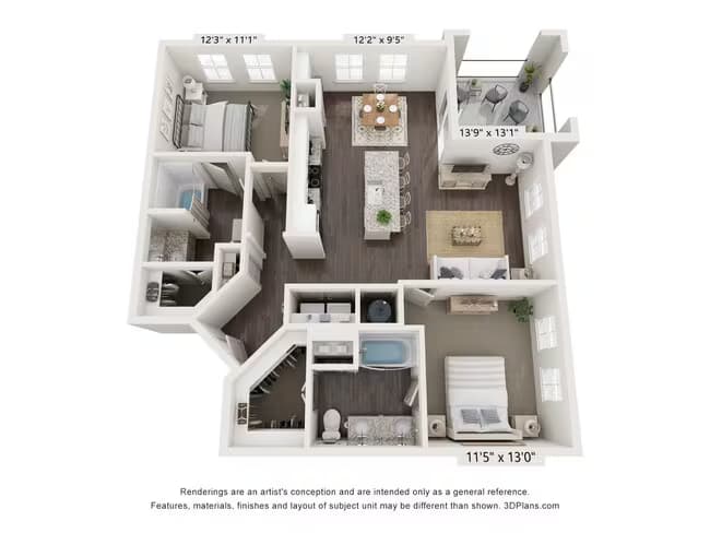 Unit 3221 3221 floor plan