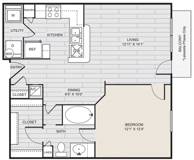 Unit 342B-LL 238B-LL floor plan