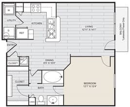 A1.1 358B-LL floor plan