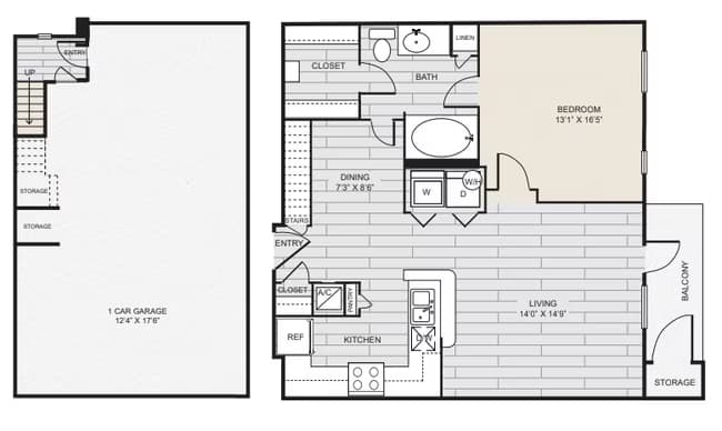 Unit 279A 279A floor plan