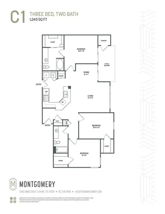 Unit 15311 15511 floor plan