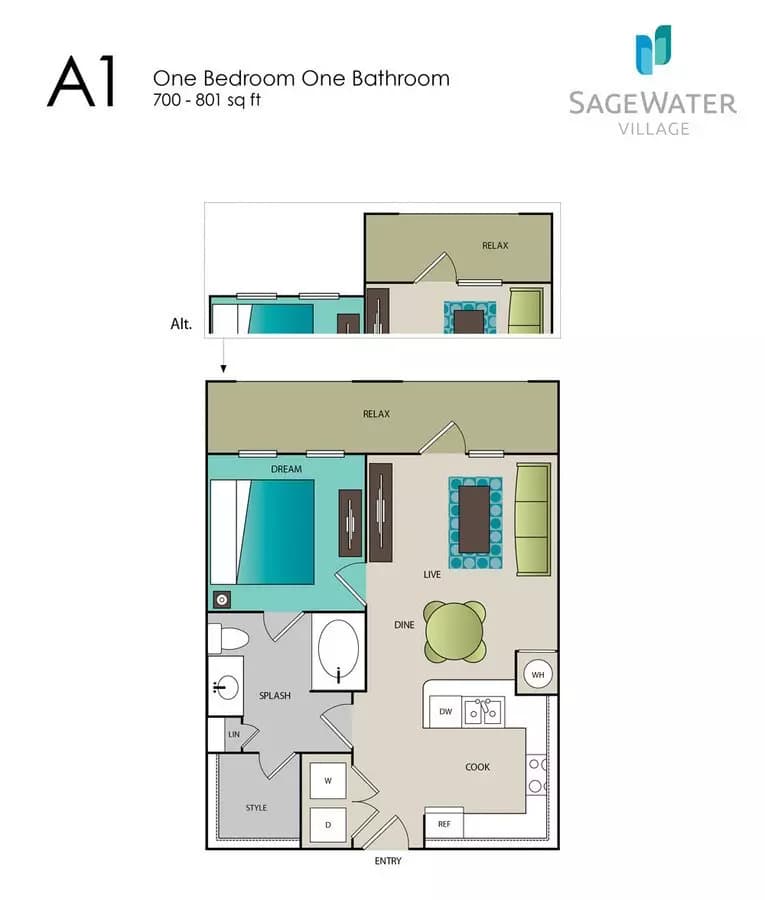 A1 8-8105 floor plan