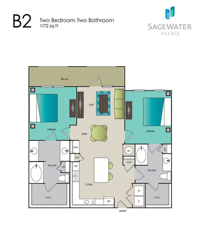 Unit 9-9204 9-9204 floor plan