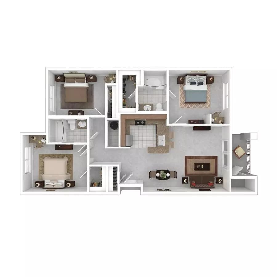 C1 421 floor plan