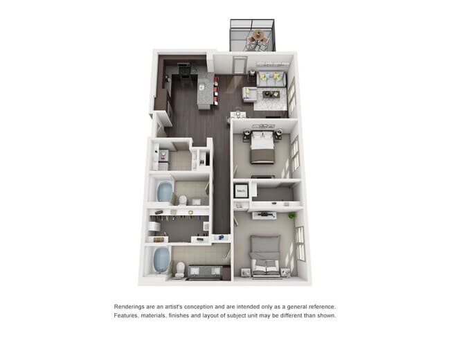 Unit 1305 1605 floor plan