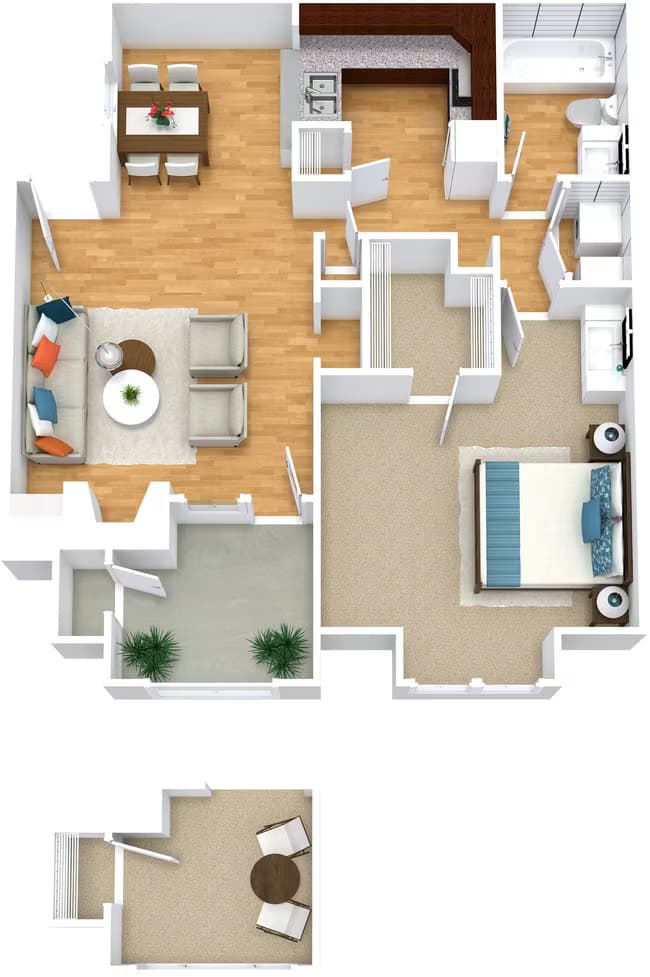 Unit 0616 1004 floor plan