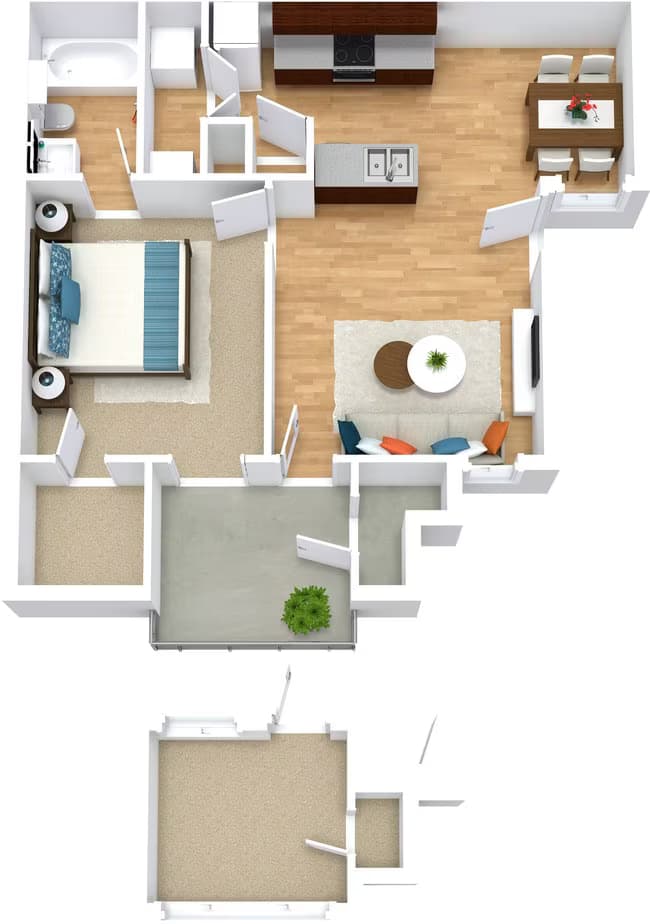Unit 1203 0823 floor plan