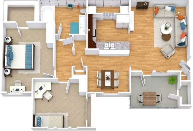 B2 3424 floor plan