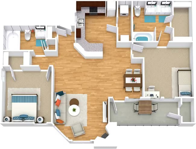 B3 2121 floor plan