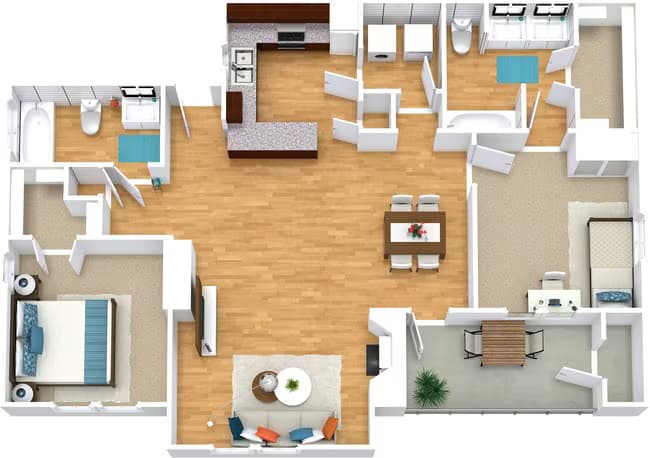 B4 4027 floor plan