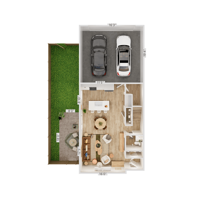 Unit PD-9809 PD-9809 floor plan