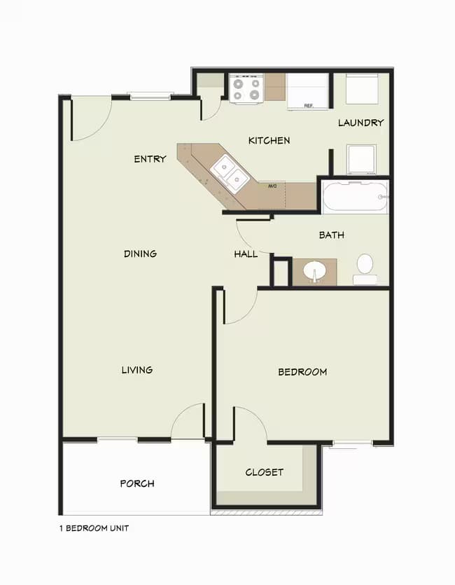 Unit 2110 4306 floor plan