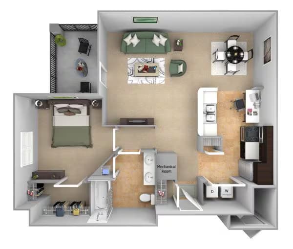 Unit 01206 01206 floor plan