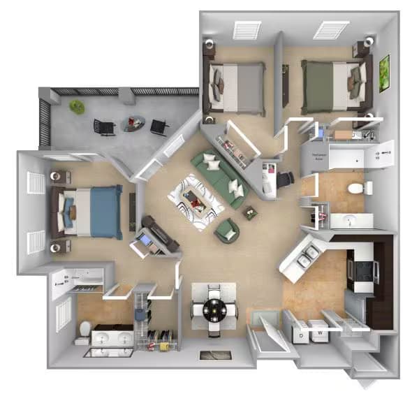 C1 09108 floor plan