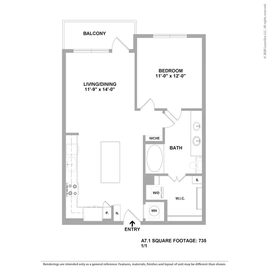 Unit 260 260 floor plan