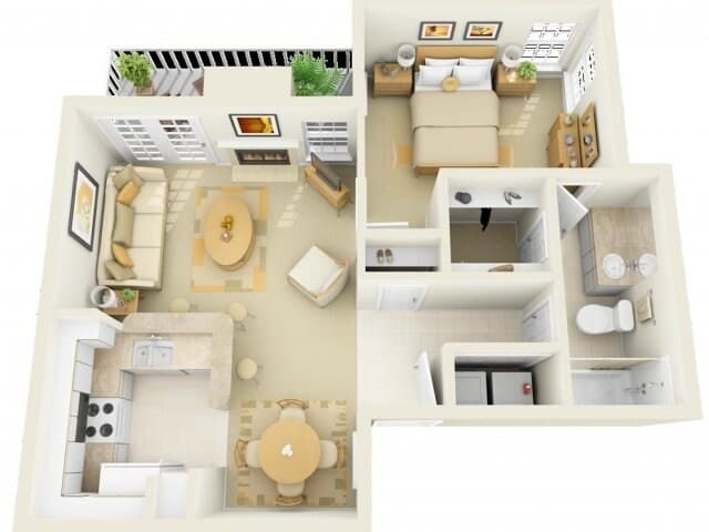 A2 floor plan