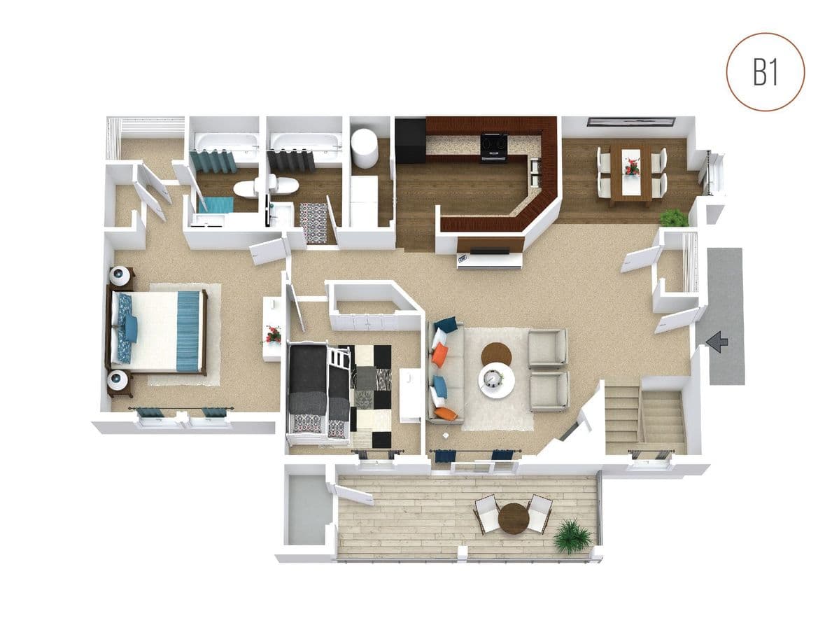 B4 1127 floor plan