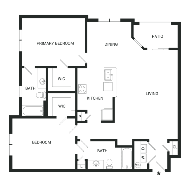 Carmine 405 floor plan