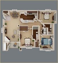 Palencia 1432 floor plan