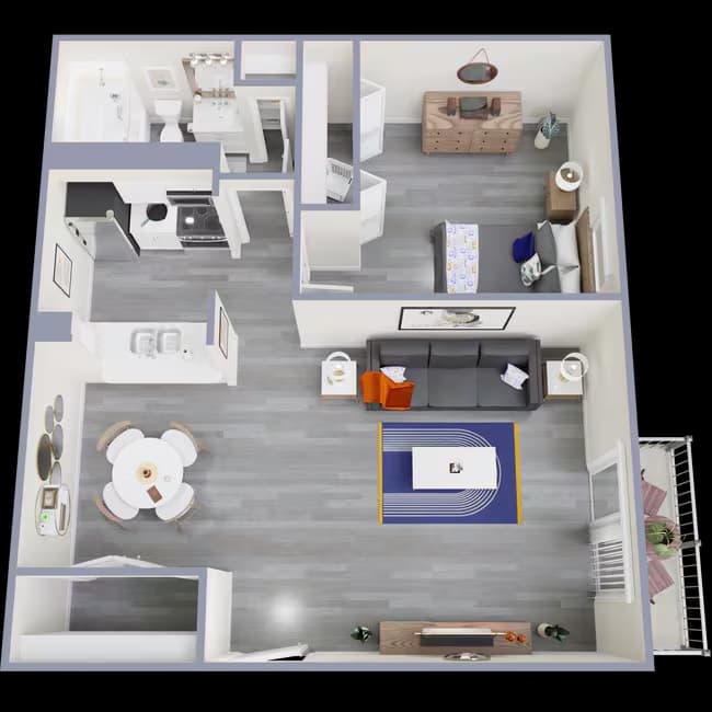 A2 4-409 floor plan