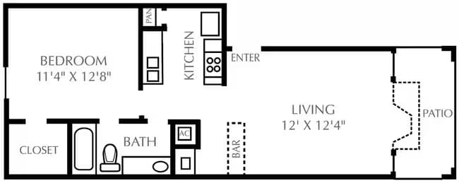 A1/A2 4414 floor plan