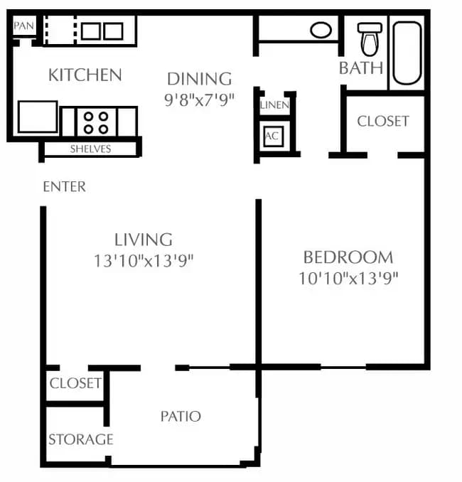 Unit 4318 4318 floor plan