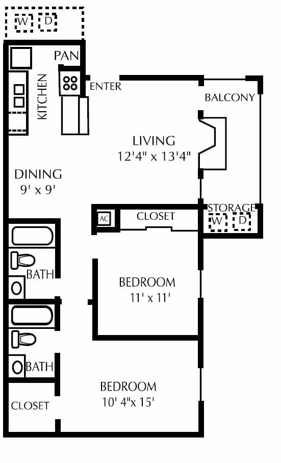 B1/B2 5327 floor plan