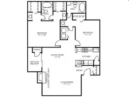 Ashley 2089 floor plan