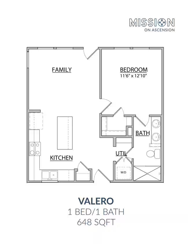 Unit 613 621 floor plan