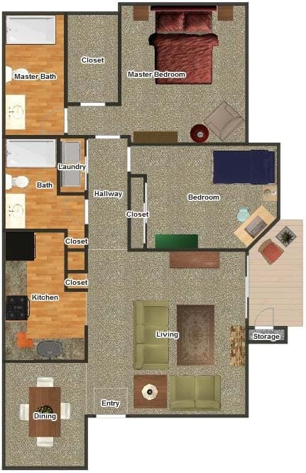 Unit 1118 911 floor plan