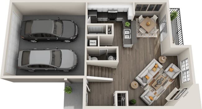 Unit 8208M 8208M floor plan