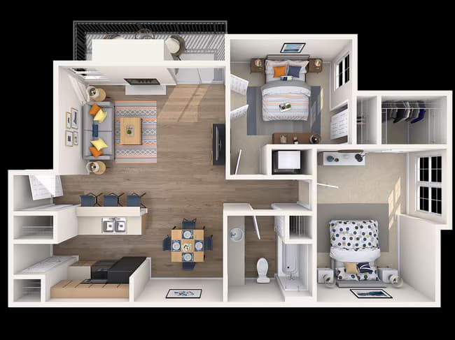 Unit 2054 2054 floor plan